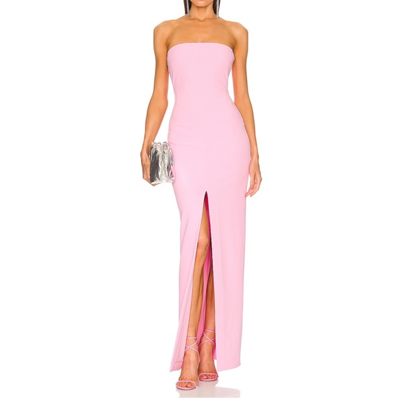 Solace London Dresses & Skirts - Revolve Solace London Bysha Maxi Dress gown in bubblegum pink